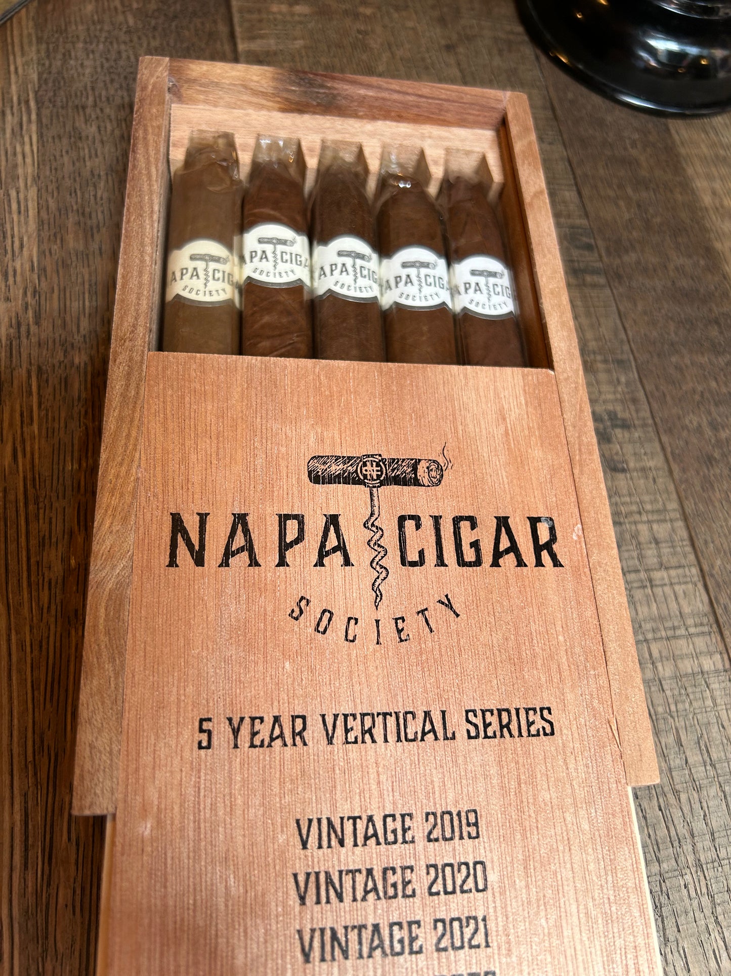 Napa Cigar Society 5 Year Vertical Series